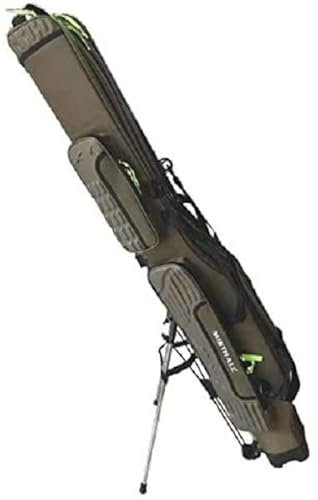 Mistrall Rutenfutteral 3 Fächer versteifte Rutentasche Futteral mit Ständer (140)