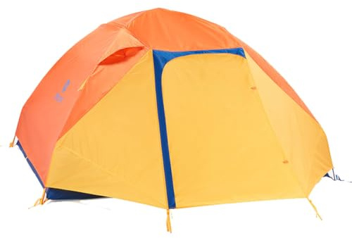 Marmot Tungsten 4P Zelt, Unisex, Erwachsene, Solar/Red Sun, Einheitsgröße