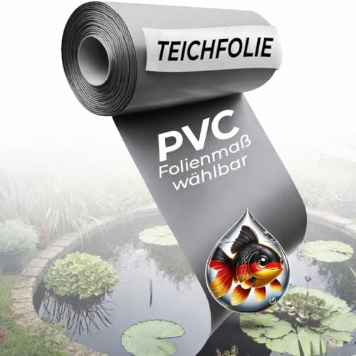 Black Forest Pond Shop Teichfolie 1mm Sika® perlgrau | Teichfolie 4 x 10 m | Made in Germany DIY für Teich, Schwimmteich & Gartenteich - Teichfolie 10 x 4 m