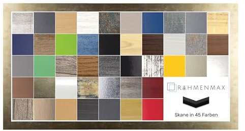 RahmenMax Skane Puzzlerahmen Bilderrahmen Posterrahmen 20x60 cm Farbe Gold Antik Passgenau Handgefertigt inklusive klarer Acryl Verglasung