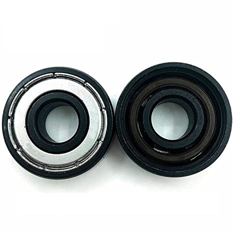 Cuscinetti 608 Ceramica Cuscinetto A Sfere Si3N4 Nero Inline Roller Skate Cuscinetti 608 Skateboard Scooter Ruote Cuscinetti