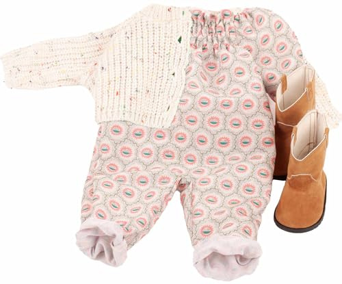 Götz 3403552 Kombination Cool Girl – Puppenbekleidung Gr. XL – 4 teiliges Bekleidungs – und Zubehörset für Stehpuppen 45 – 50 cm