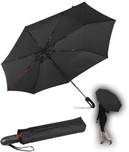 Knirps XXL-Taschenschirm BIG Duomatic Storm Shape - black