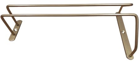 AZZAP Glaeserhalter G1 30cm Glaeserschiene Glashalter Weinglashalter Glaeserregal Regal Bar GOLD