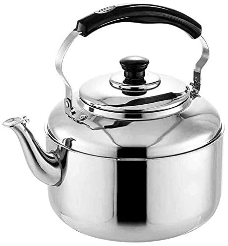 MYVVKIA Whistling Tea Kettle Teapot Stainless Steel Teapot Camping Kettles for Boiling Water Whistle 4-6L Kettle