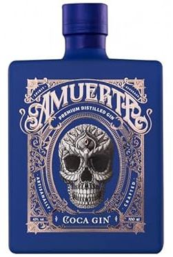 Gin, Edizione Limitata, Bottiglia Blu, Premium Gin Distillato Amuerte blue