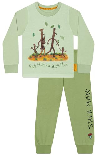 STICK MAN Boys Pyjamas | Long Sleeve Kids Pyjamas | Boys' Pyjama Sets For Winter | Ages 18 Months To 8 Years