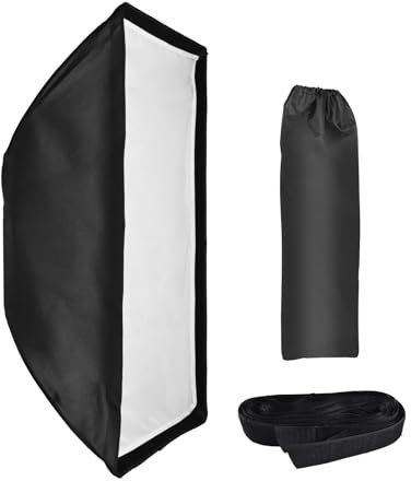 Sostituzione Softbox, 60 * 90 Cm a Rilascio Rapido Rettangolare Softbox con Griglia Panno Morbido e Borsa di Stoccaggio per la Fotografia di Prodotto Lucitura da Studio Streaming