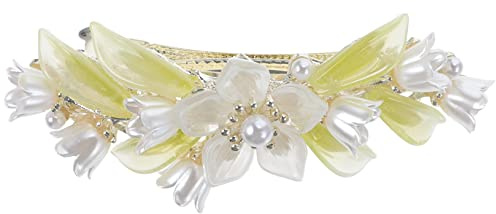 BESTYASH Horquilla de Lirio Valles Pinza de Metal para Mujer Accesorios de Cabello Diseño de Flor para Eventos Especiales y Uso Diario