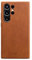 WIIUKA Hülle für Samsung Galaxy S25 Ultra, Leder aus Deutschland, Lederhülle extra Dünn, Premium Handyhülle, Case, Qi, Vintage Cognac Braun