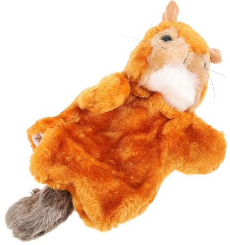 GALPADA Plüsch Handpuppe Eichhörnchen für Weiches Stofftier Spielhörnchen Interaktives Storytelling Puppenspiel Fördert Kreativität und Feinmotorik für Rollenspiele und Eltern Junge