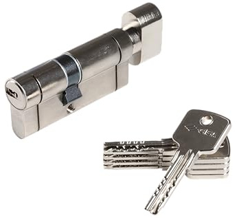 Cylindre de serrure CISA Expert 10 à bouton L.30 + 40mm 5 clés