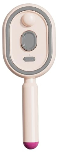 Cepillo para el cabello con pulverizador de agua, cepillo pulverizador para cabello, masaje con cojín de aire y peine autolimpiante con un solo clic, con agua