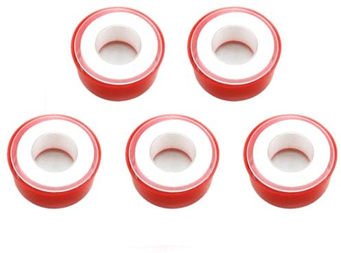 GCQ Teflon Tape, Thread Seal Tapes, PTFE Thread SealTape for Plumbers SealantTape for Leak Water Pipe 3/4 inch x 790 inch (5 Pack/White)