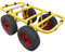 Ravendo Plattenwagen Transportwagen Dolly 4 Rad 300 Kg Schwerlast Lasten Karre Transportkarre Pannensicher Made in Europe