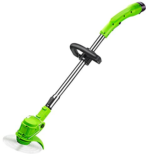 XUMI Tagliabordi/tagliabordi a Batteria 2in1, Lunghezza Regolabile 37-51 Pollici con Batteria Ricaricabile da 3000 mAh per la potatura del Giardino,2 Battery
