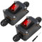 Interruptor en línea impermeable, interruptor de máquina con mini destornillador, CA 220 V 30 A, interruptor de botón a presión, interruptor de máquina impermeable, interruptor en línea