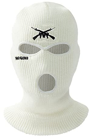 Jesscasday Armee Taktische Maske 3 Loch Vollgesichts Ski Wintermütze Sturmhaube Motorrad Motorradhelm Helm Unisex Kostüm Schwarz Männer mit Augenlöchern für Männer Cosplay Kostüm Maskerade