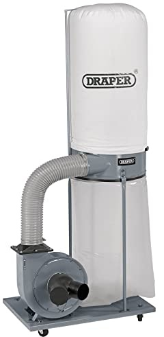 Draper 80946 1500W 153L Dust Extractor, White