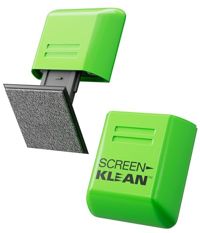 ScreenKlean Tablet Screen Cleaner - Compatible with iPad, Android & Amazon Tablet - with Carbon Microfiber Tech-Injected Green-1 Count (Pack of 1)