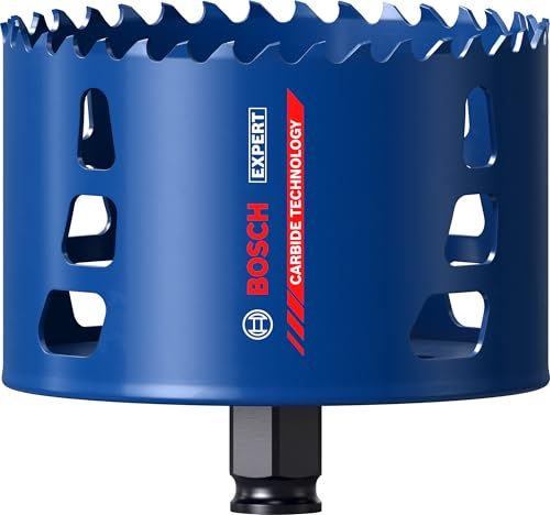 Bosch 1x EXPERT Multi Material Power Change Plus-hålsåg (för Trä med metall, Tegel, Ø 102 mm, Professional Tillbehör Borr)