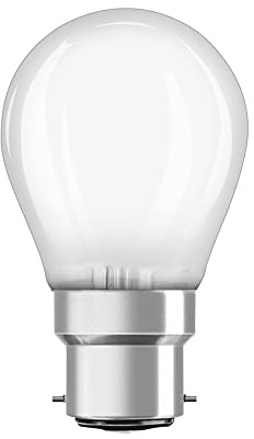 LED Golfball 45 mm 5 W (40 W) B22d matt sehr warm weiß dimmbar