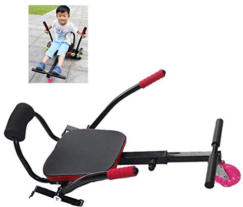 Hoverboard, Asiento Ajustable para Patinetes Eléctricos Autoequilibrados, Soporte De Karting, Se Ajusta A Tamaños De Tablas Flotantes De 6.5 Pulgadas, Red