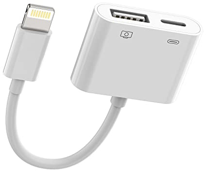 for iPhone OTG Adapter Charger Cable Converter Lightning Male to USB Female Dongle Camera Memory Keyboard Stick Flash Drive Cord Card Reader Mouse for Apple 13 12 11 ProMax Mini for iPad MIDI Splitter