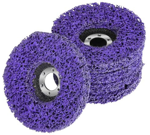 5 Stück 125mm CSD Scheibe Schleifscheibe, Grobreinigungsscheibe Reinigungsscheibe Nylongewebescheibe Schleifscheiben für Winkelschleifer Reinigen, Entfernen von Farbe Rost Schweißnähte und Oxidation