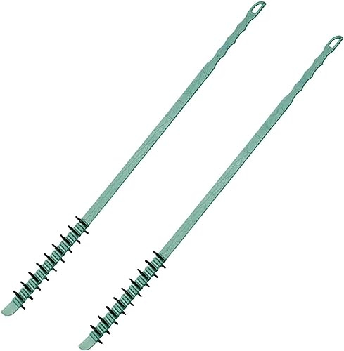 2 Stück Waschmaschinen-Reinigungsbürste, Frontlader-Waschmaschinen-Reinigungsbürste, Nylonbürsten zum Reinigen, Waschmaschinenschlitz-Fugenbürste mit verlängertem Griff (Grün)