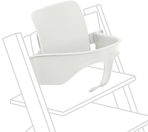 Tripp Trapp Baby Set 2 di Stokke, Bianco - Ideale per bambini dai 6 ai 36 mesi - Trasforma le sedie Tripp Trapp prodotte dopo maggio 2003 in un comodo seggiolone