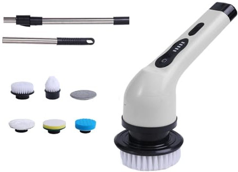 Cordless Electric Cleaning Hine Reable Automatic Kitchen Dishwashing Brush Bathtub Tile Professional Cleaning Tool with Telescopic Rod