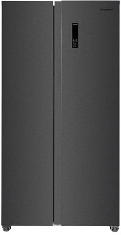 Cromberg HRH 2P 55N BX Frigorifero Americano Side-by-Side, Total No Frost, 442L, display esterno il soft touch, Classe Energetica E, Altezza 177cm, Larghezza 91cm, Profondità 59cm