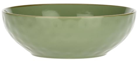 Rose & Tulipani Concierto Cuenco Ensaladera Copa 26 cm Verde Oliva Stoneware