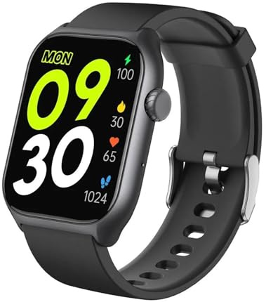 Smart Watch for Men Women- Answer/Make Calls, 2.00 Outdoor Sports Fitness Tracker with 300mAh Battery/Step Counter/Blood Pressure/Heart Rate/SpO2/Sleep, 100+ Sports Smartwatch for Android iOS