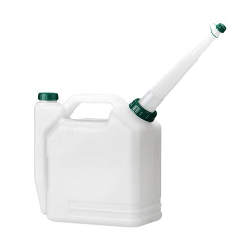 Nuyhadds Contenedor de medición de aceite automotriz,Contenedor de medición de aceite de motor | Botella de aceite con pico extendido de 1 litro Jarra de aceite transparente con pico | Vaso medidor de