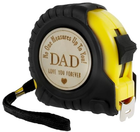 Metro a nastro personalizzato per la festa del papà metro a nastro per papà 7,6 m metro a nastro regalo creativo per la festa del papà nastro di misurazione in acciaio inossidabile per compleanno