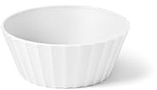 BLIMPLUS - Ciotola Hera S Arctic White Ø 15cm - Snack Salse Monoporzione - Made in Italy