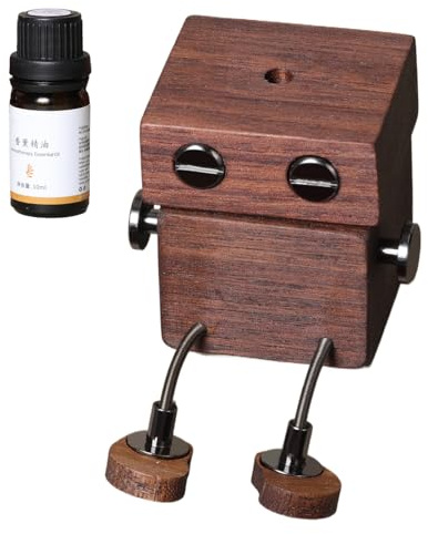 Parfum d'Ambiance pour Voiture | en Bois Pieds Mobiles Parfum d'Ambiance Automobile | Éliminateur D'Odeurs Automobile Avec Aromathérapie Et Pour Hommes Et