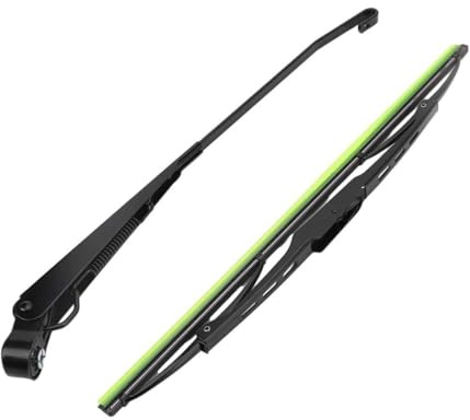 400 mm Universelle Scheibenwischer, Wischerarmhalterung, Wischerarme, Wischerblätter, 105° Wischwinkel, 12V, 6 mm Schaft, Geeignet für Traktoren, MTS-Traktoren, Baumaschinen, Wohnmobile, 1 Satz