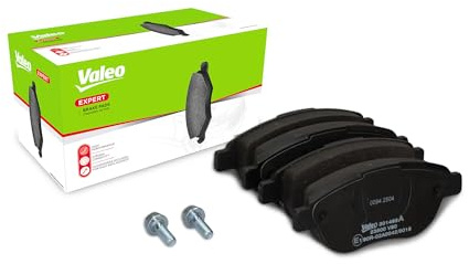 Valeo Juego de 4 Pastillas de Freno Expert 301465A, Eje Delantero