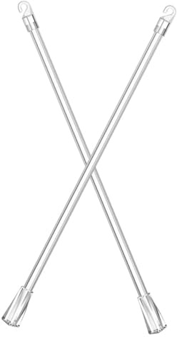 TOYANDONA 2 Stück Teiliges Gardinenzubehör Transparente Vorhangstangen Ersatzstab für Jalousien Fensterrollos mit Langlebigem Material und Elegantem Design