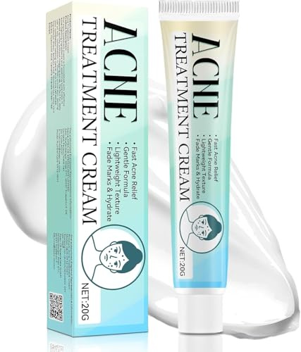 Anti Acné, Efectiva Crema Acne, Crema Granos, Acción Rápida, Reduce Imperfecciones, Brotes y Puntos Negros, Apta para Todo Tipo de Piel, Cuidado Suave de la Piel