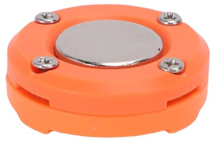 Zunate Magnetischer Mikrofonhalter für CB-Radio, Universelle Mikrofonhalterung mit Starkem Magnet, Kompatibel mit Alinco Anytone BF, für Sichere Fahrzeuginstallation (ORANGE)