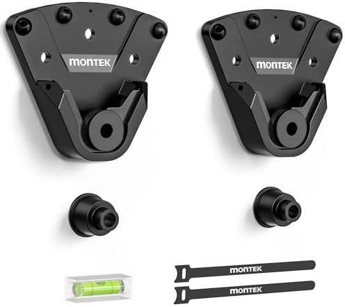 monTEK No Stud TV Wall Mount for 32-100 Inch TVs, Holds up to 175 lbs, Heavy Duty Studless No Drill TV Mount for Drywall & Concrete, Ultra Slim 0.9 Low Profile, Max VESA 1000x600mm, Renter-Friendly