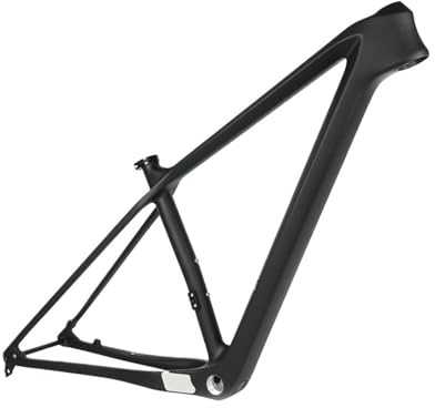 Compatible for 29er MTB Carbon Frame, Boost 148mm Hard Tail T800 Carbon Bicycle Frameset(15 inch Black Matte)