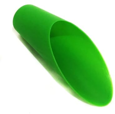 Pala de cubo para jardinería, pala de tierra suculenta y herramienta de plantación (verde, 1 unidad)