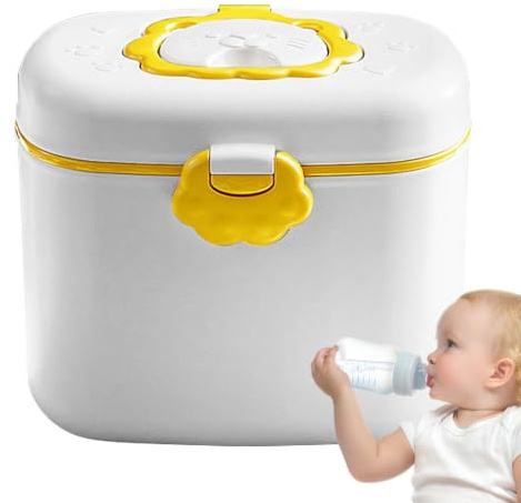 Formula Dispenser Box, Formula Resebehållare Lufttät förseglad läckagetät | Resor Lufttät förseglad läckagesäker bärbar livsmedelsklassad torrmjölkspulver, matförvaringsb