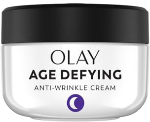 Olay Age Defying Anti-Wrinkle Replenishing Night Face Cream, 2.0 Ounce, 3 Count