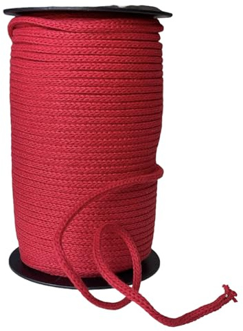 Tricotin Filato ROSSO 25 Metri x 5 mm, lavori a Maglia, Scritte